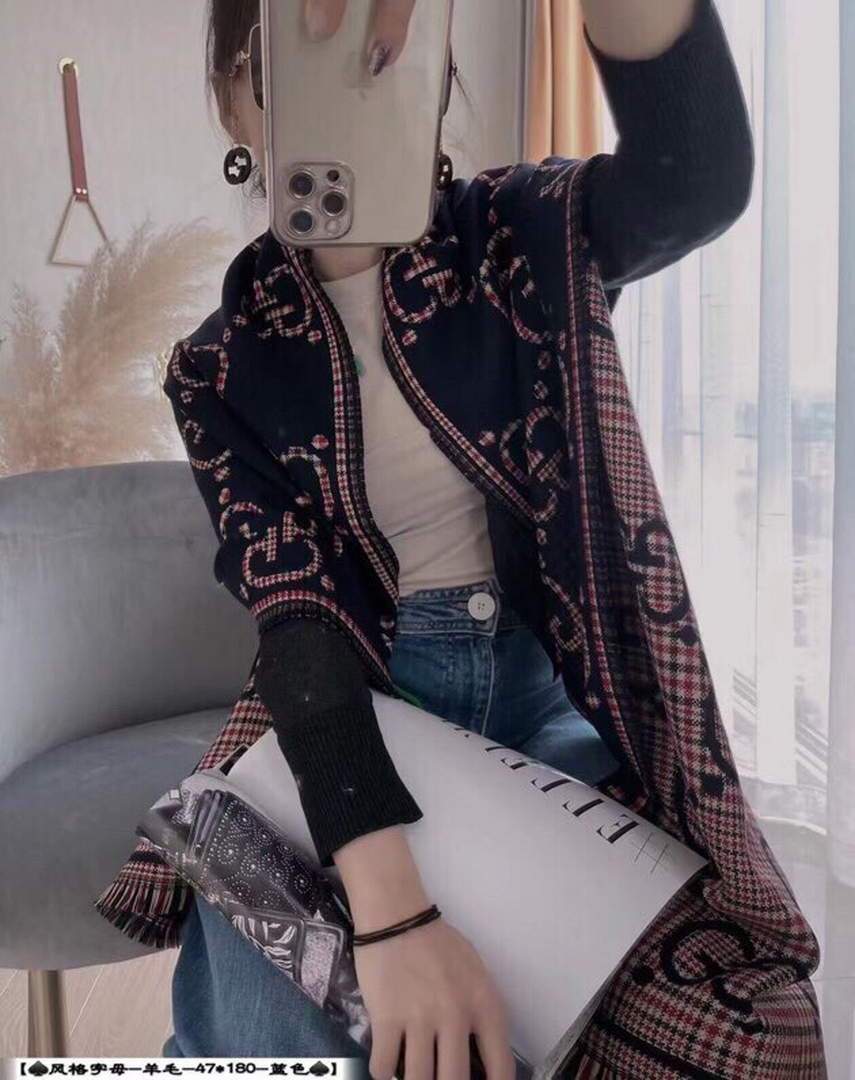 Gucci Scarves Designer Gucci Shawl Scarf 60002