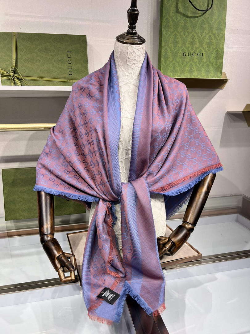 Gucci Scarves Fashion Scarf G58348 - Default Title - View 1