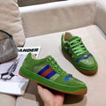 Gucci Women's Sneakers Classic Double G  Screener leather G81203