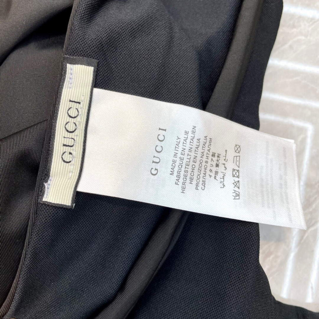 Gucci Sparkling swimsuit with Gucci logo 501899 Black