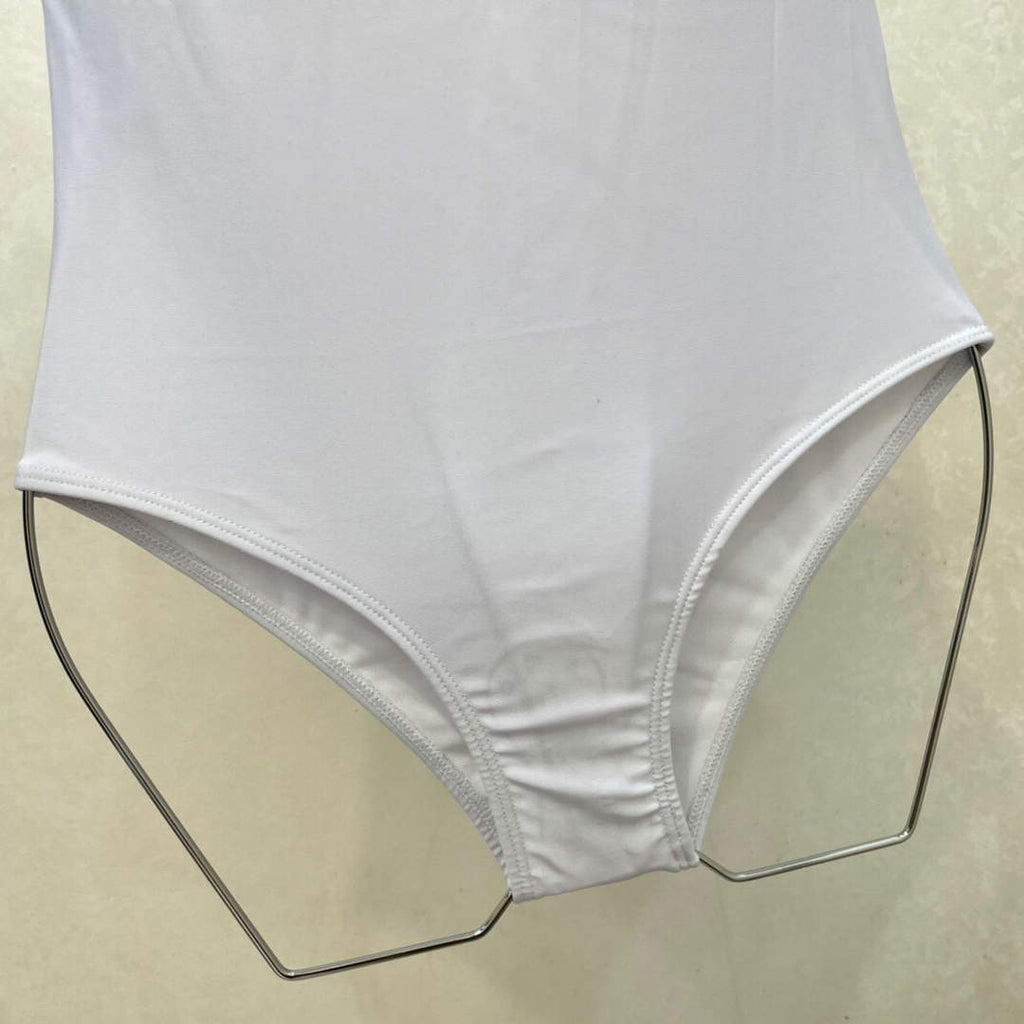 Gucci Sparkling swimsuit with Gucci logo 501899 White