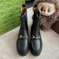 Gucci Women ankle boot with Horsebit Leather G77356