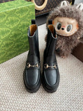 Gucci Women ankle boot with Horsebit Leather G77356
