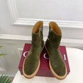 Gucci Women Classic Horsebit Ankle Boots G77372