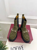 Gucci Women Classic Horsebit Ankle Boots G77377