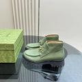 Gucci Women Classic horsebit  High-top casual ankle boots G77383