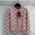 Gucci Women Crew neck knitted cardigan Sweater G11113