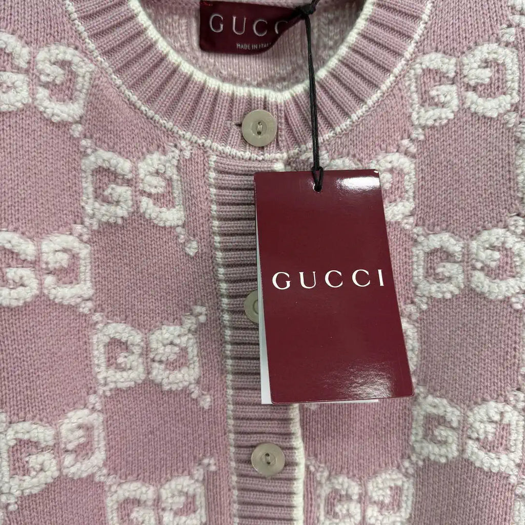 Gucci Women Crew neck knitted cardigan Sweater G11113