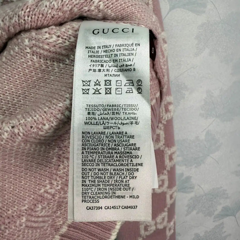 Gucci Women Crew neck knitted cardigan Sweater G11113