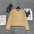 Gucci Women Double C logo jacquard Cardigan Sweater Wool G11110