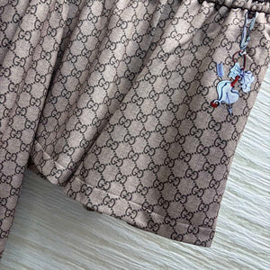 Gucci Women Fashion Double G jacquard leisure suit Hooded zip-up jacket G88001 - S - View 7