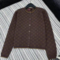 Gucci Women GG jacquard knit cardigan  G11104