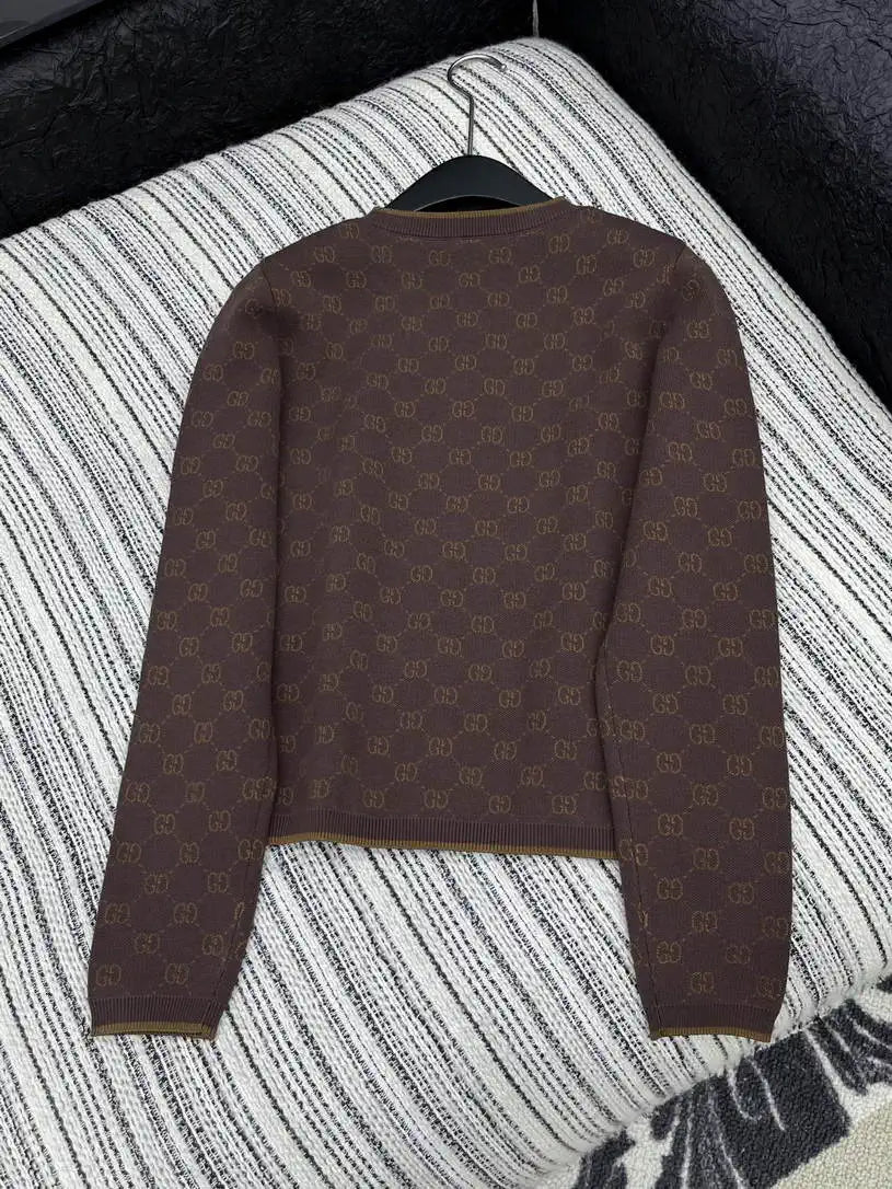 Gucci Women GG jacquard knit cardigan  G11104