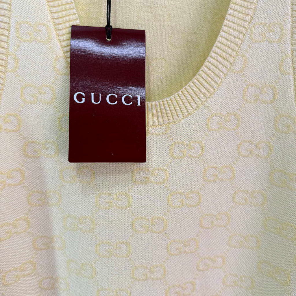 Gucci Women GG Jacquard knitted vest dress G85265