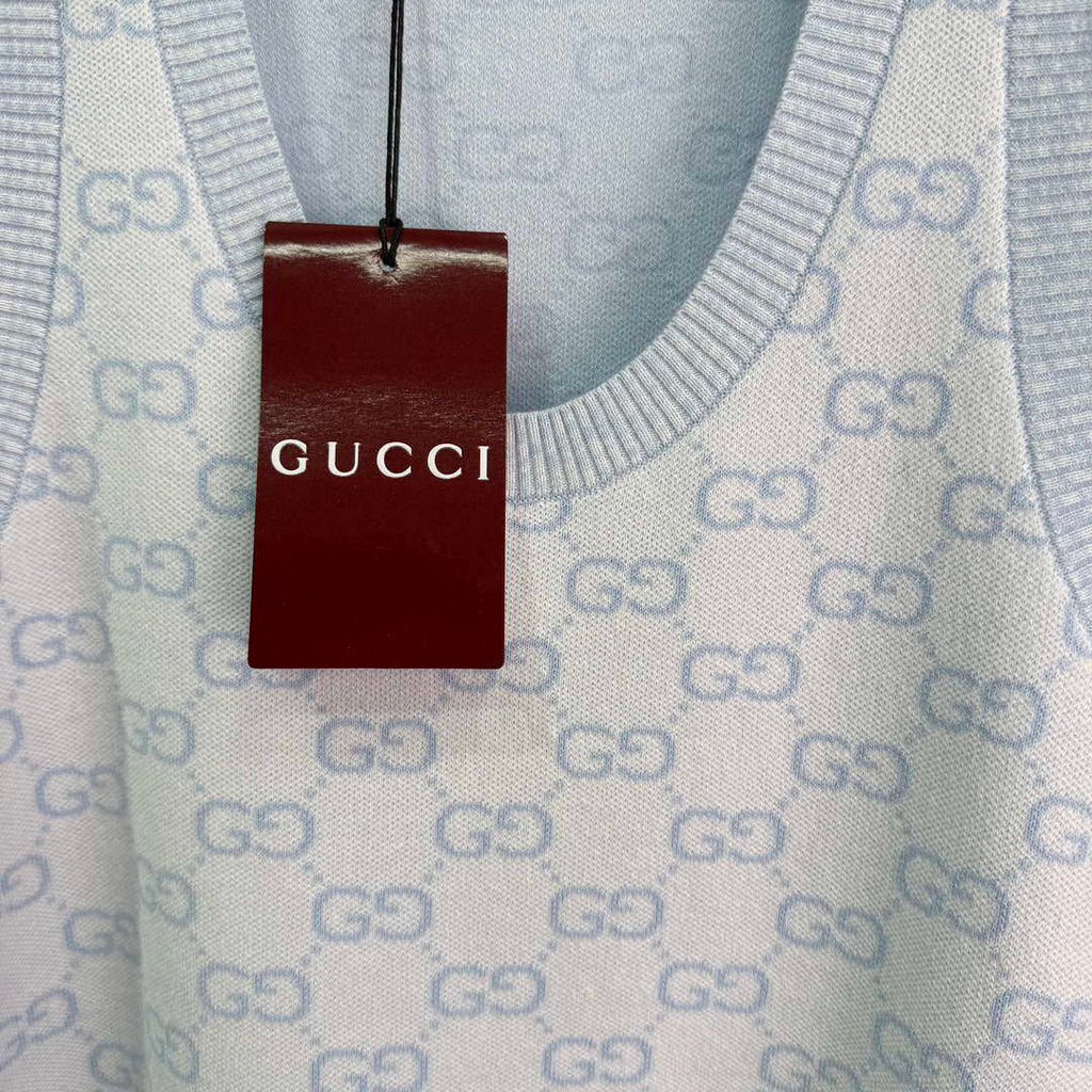 Gucci Women GG Jacquard knitted vest dress G85265