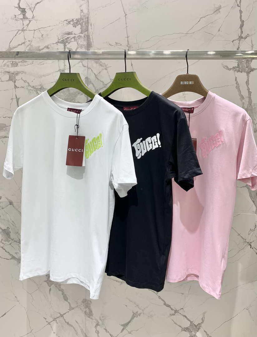 Gucci Women Gucci logo cotton jersey T-shirt G85282