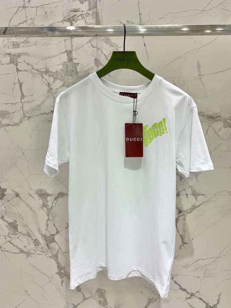 Gucci Women Gucci logo cotton jersey T-shirt G85282