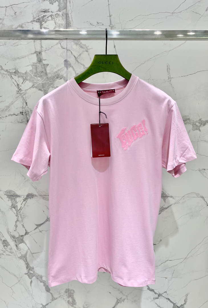 Gucci Women Gucci logo cotton jersey T-shirt G85282