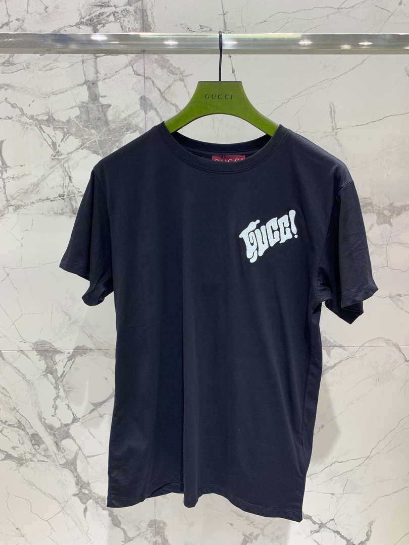 Gucci Women Gucci logo cotton jersey T-shirt G85282
