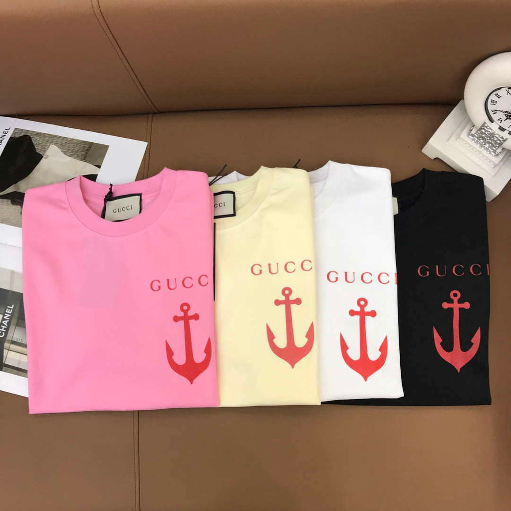 Gucci Women Gucci logo cotton jersey T-shirt G85284