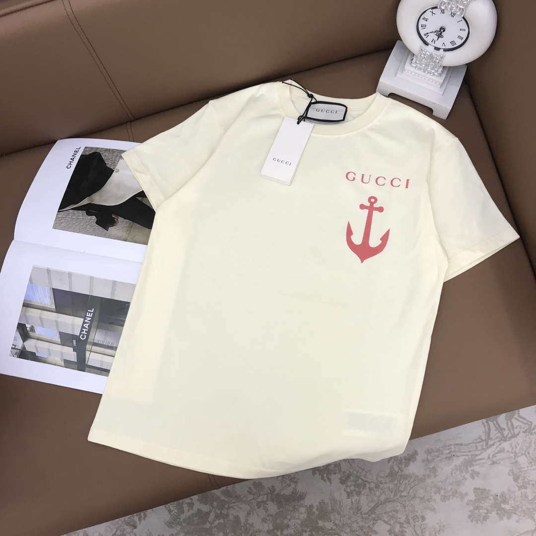 Gucci Women Gucci logo cotton jersey T-shirt G85284