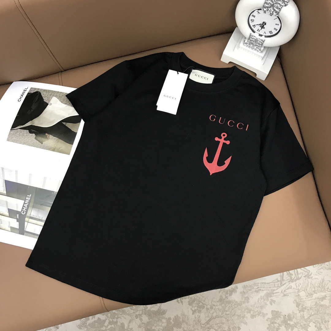Gucci Women Gucci logo cotton jersey T-shirt G85284