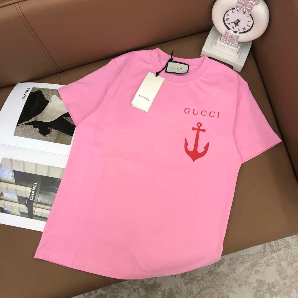 Gucci Women Gucci logo cotton jersey T-shirt G85284