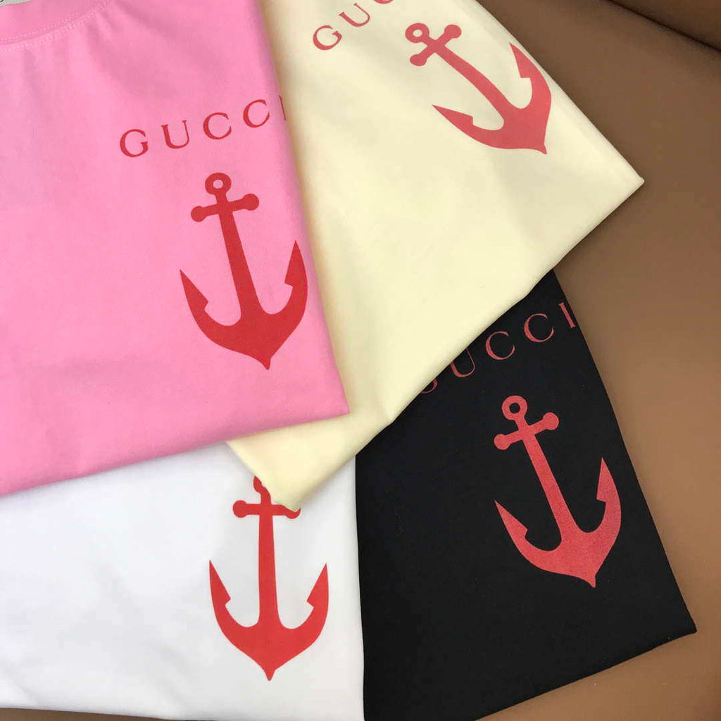 Gucci Women Gucci logo cotton jersey T-shirt G85284