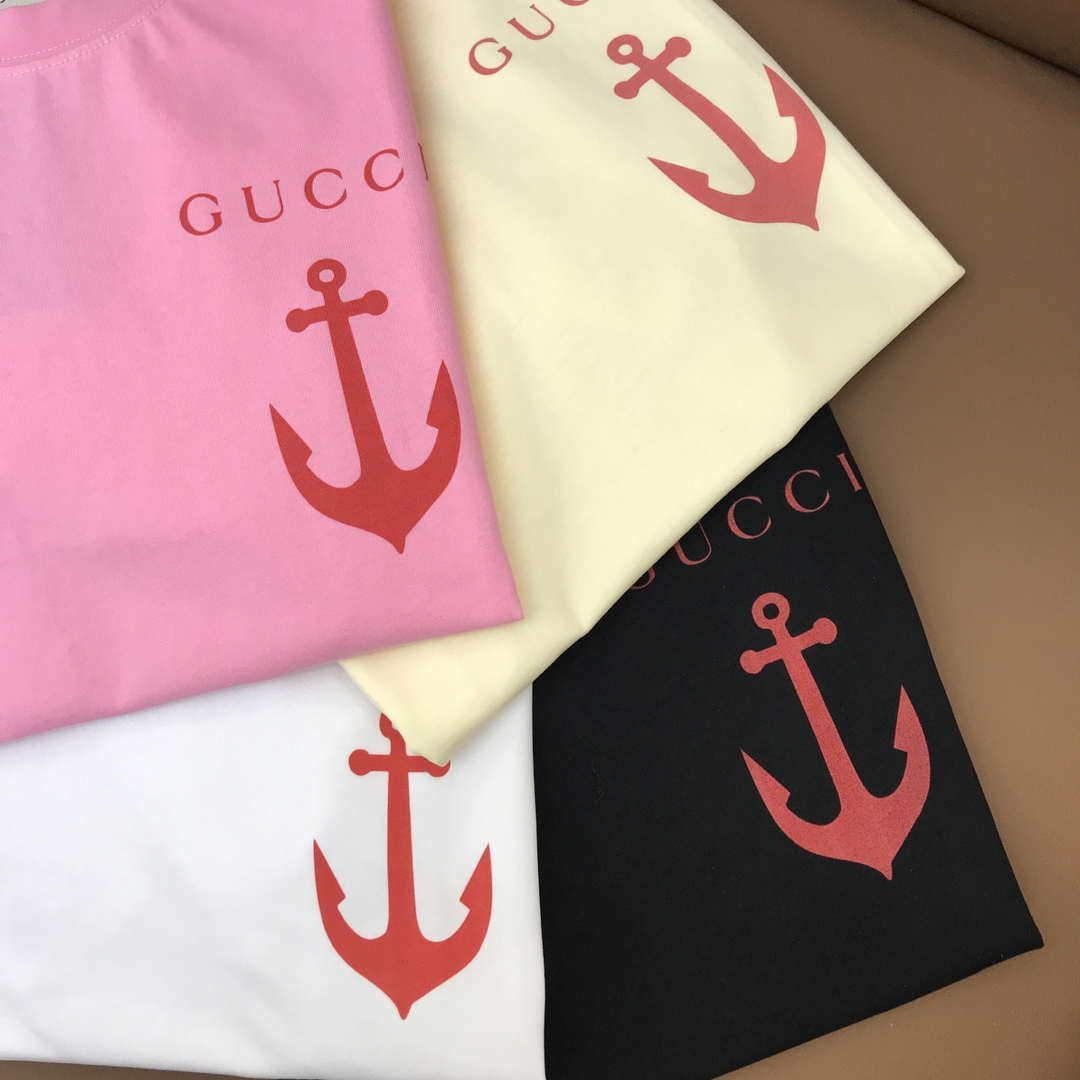 Gucci Women Gucci logo cotton jersey T-shirt G85284