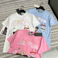 Gucci Women Gucci logo cotton jersey T-shirt G85283 - Pink / S - View 1