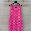 Gucci Women jacquard full-length GG wool dress G85261 - S - View 1