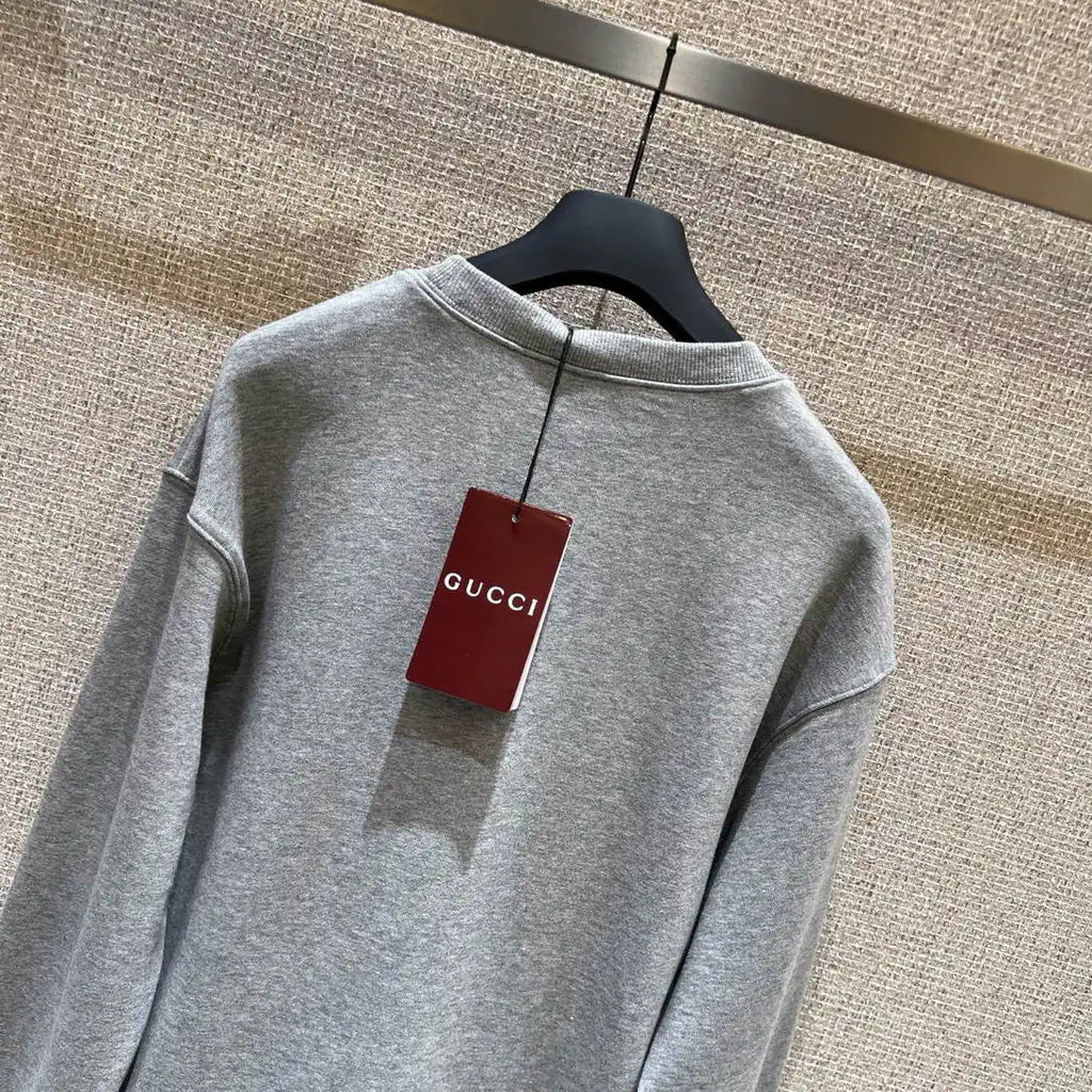 Gucci Women Letter embroidered sweatshirt T-shirt  G11133