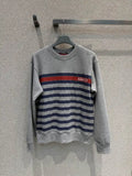 Gucci Women Letter stripe print sweatshirt T-shirt  G11134