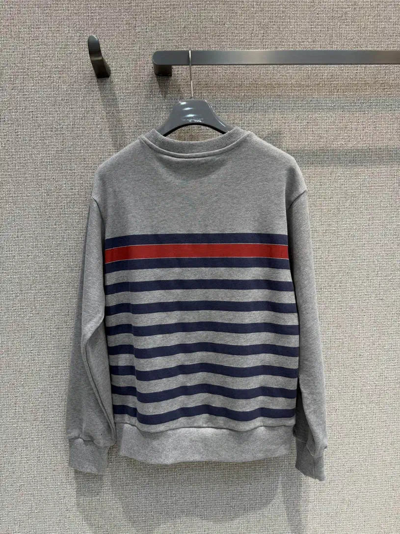 Gucci Women Letter stripe print sweatshirt T-shirt  G11134