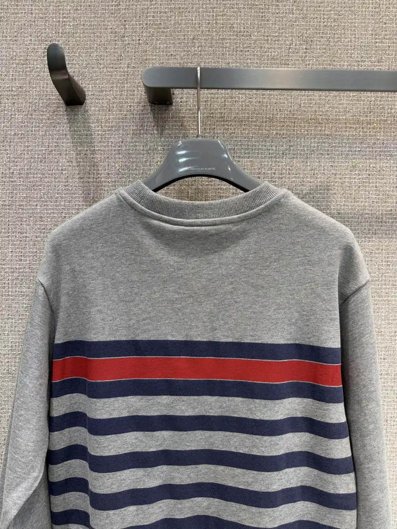 Gucci Women Letter stripe print sweatshirt T-shirt  G11134