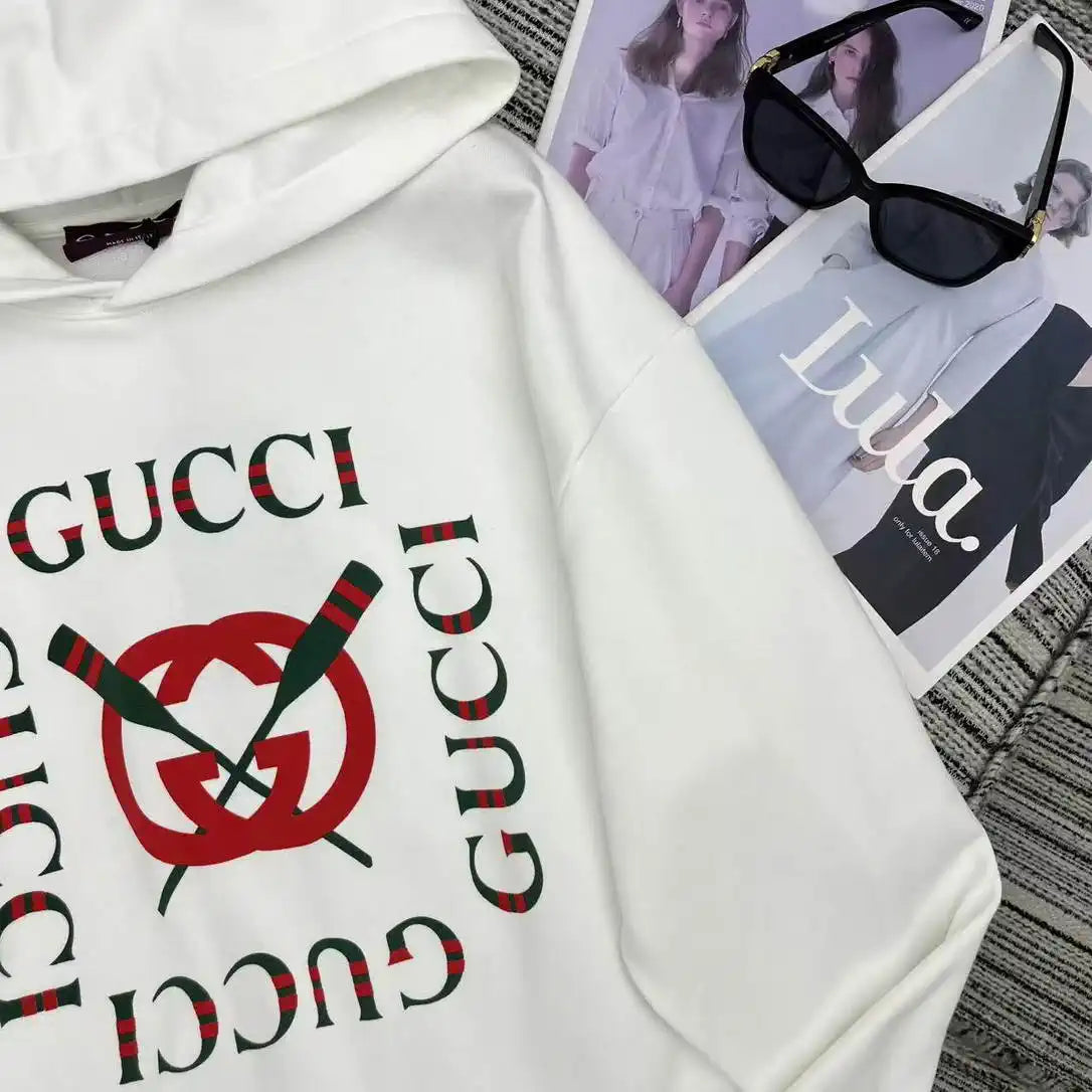 Gucci Women Lettering print hoodie G11140