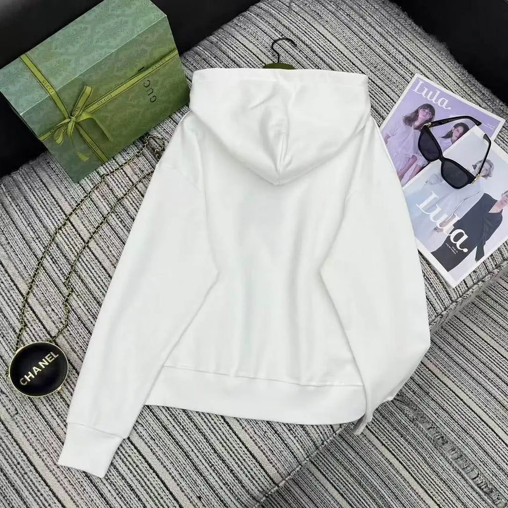 Gucci Women Lettering print hoodie G11140