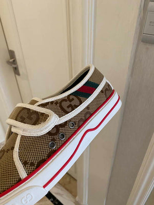 Gucci Women Men¡®s GG Sneaker G81214 Brown - Fmale-35 - View 4