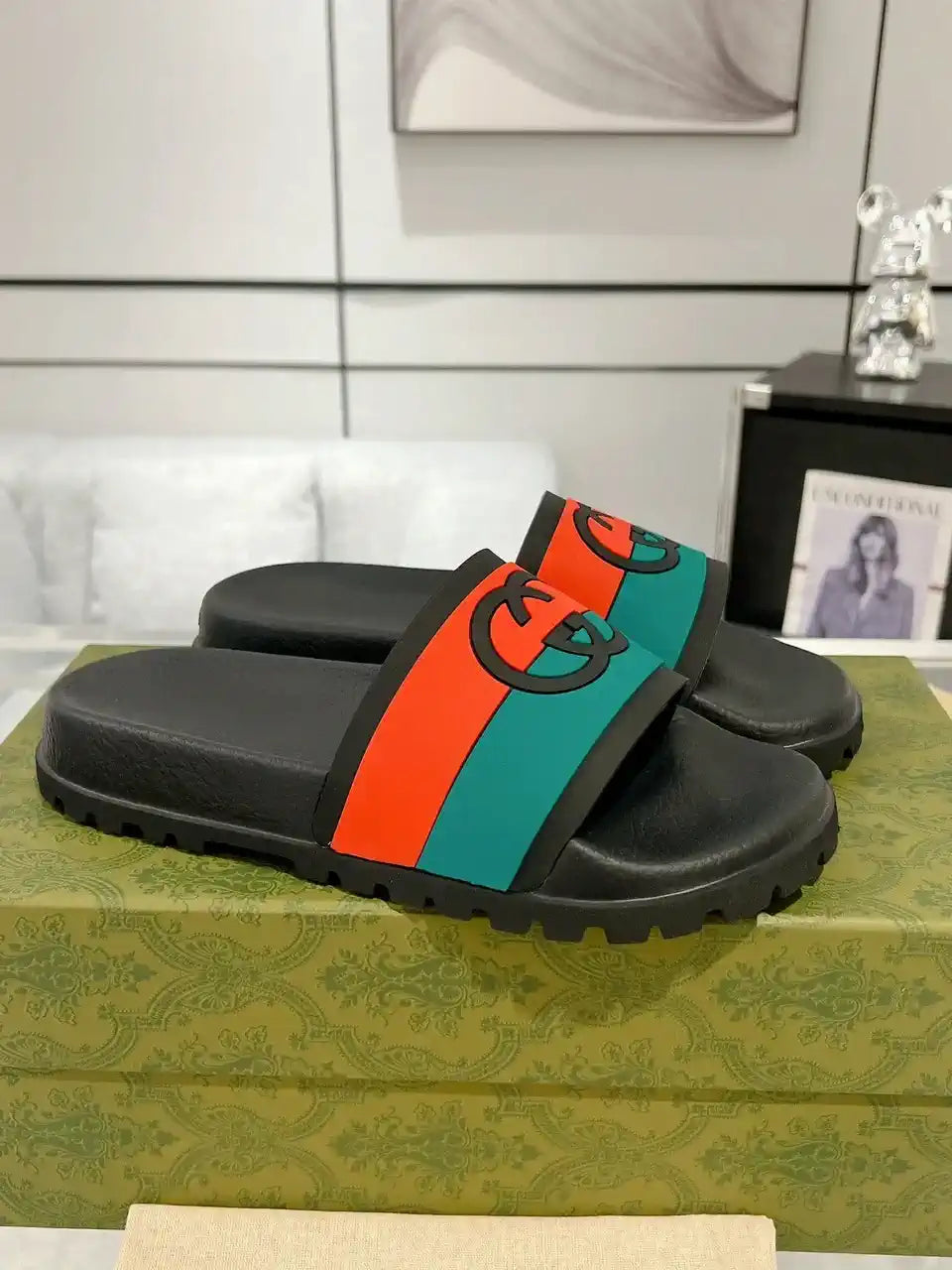 Gucci Women Men Slippers  Fashion Shoes G53889