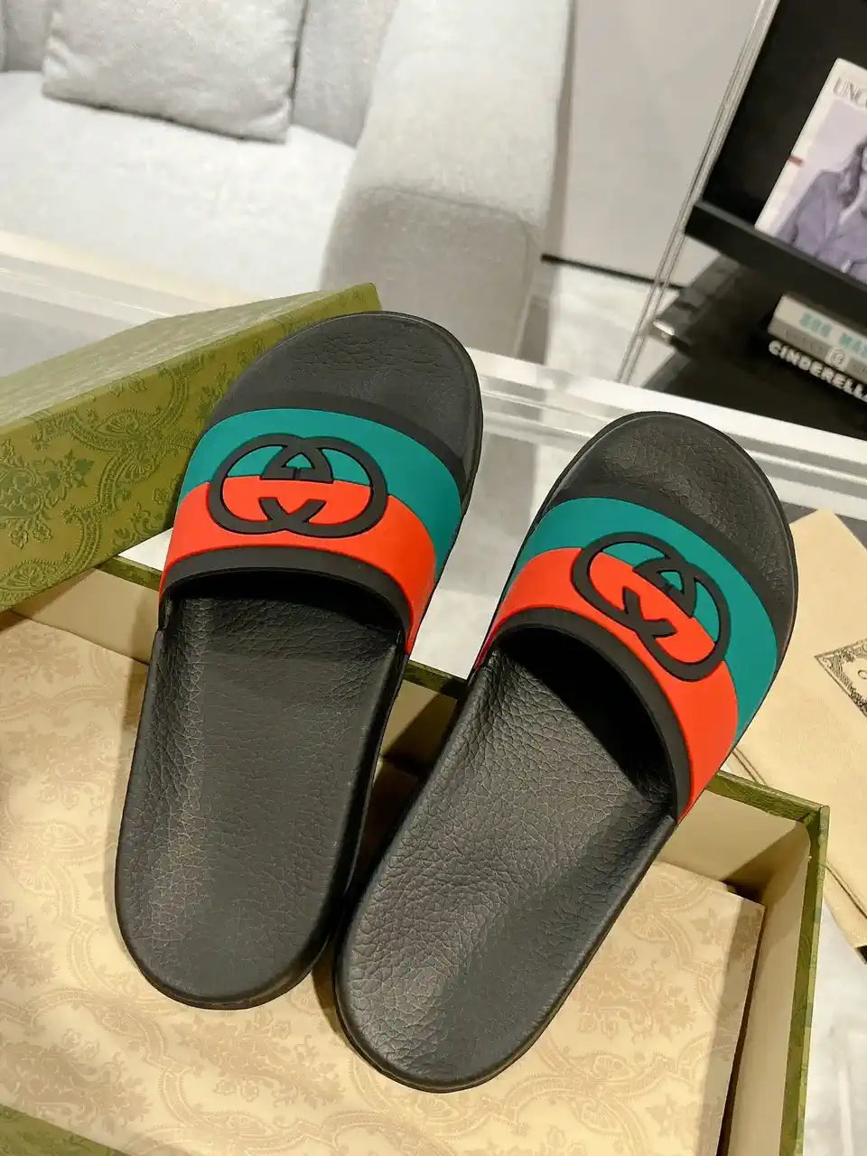 Gucci Women Men Slippers  Fashion Shoes G53889