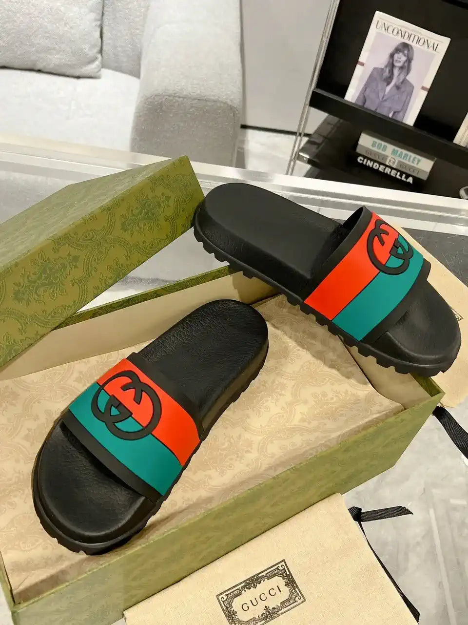 Gucci Women Men Slippers  Fashion Shoes G53889
