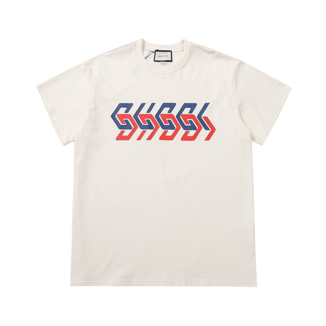 Gucci Women Men T-shirts Wholesale Gucci Short Sleeve Clothing G60852