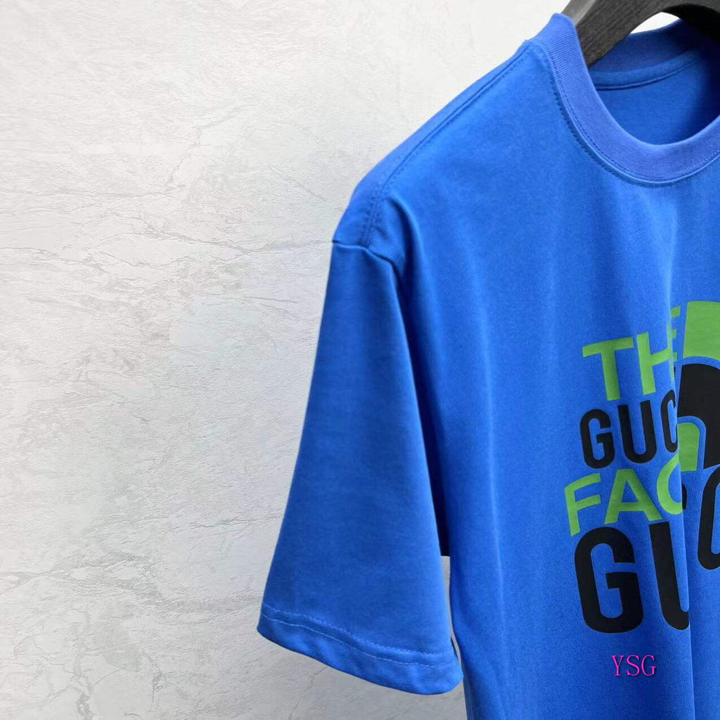 Gucci Women Men T-shirts Wholesale Gucci Short Sleeve Clothing G60880
