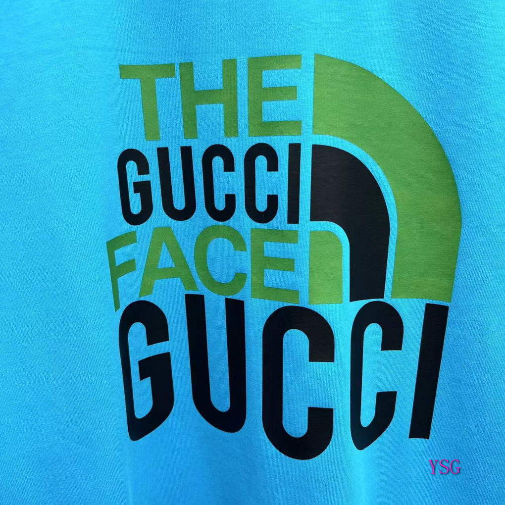 Gucci Women Men T-shirts Wholesale Gucci Short Sleeve Clothing G60881