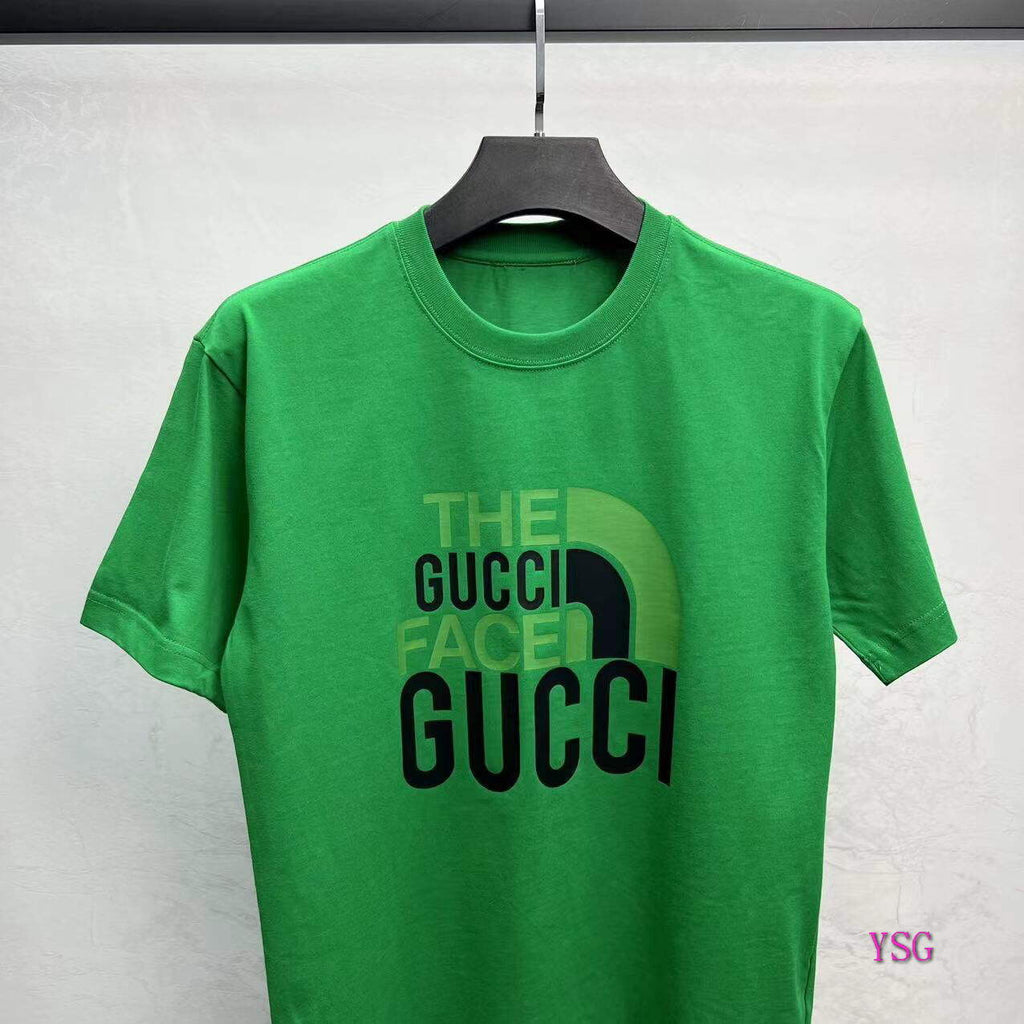Gucci Women Men T-shirts Wholesale Gucci Short Sleeve Clothing G60882