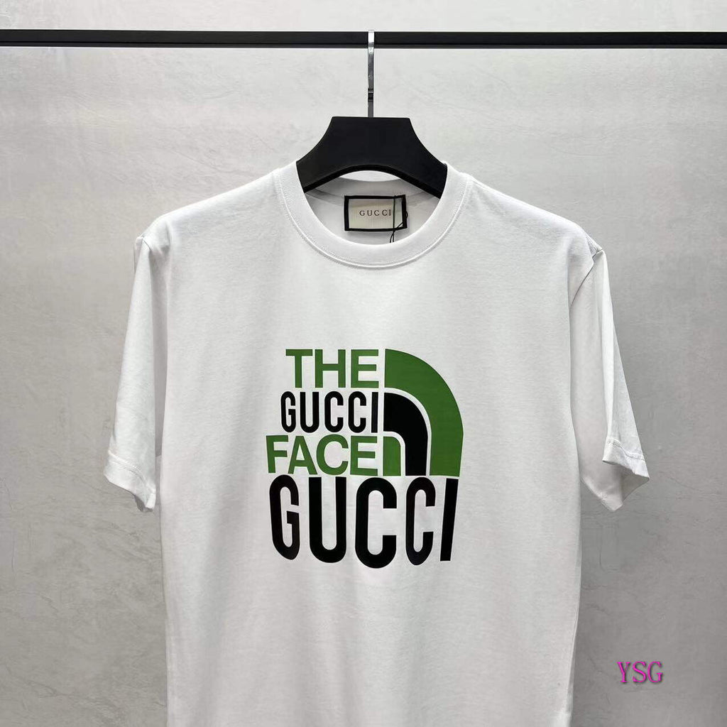 Gucci Women Men T-shirts Wholesale Gucci Short Sleeve Clothing G60883