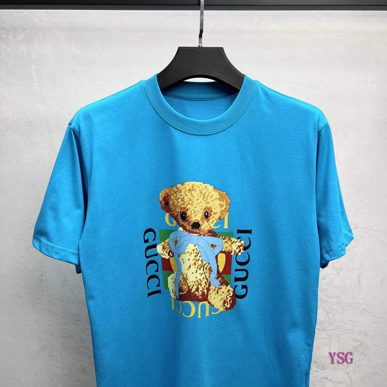 Gucci Women Men T-shirts Wholesale Gucci Short Sleeve Clothing G60885