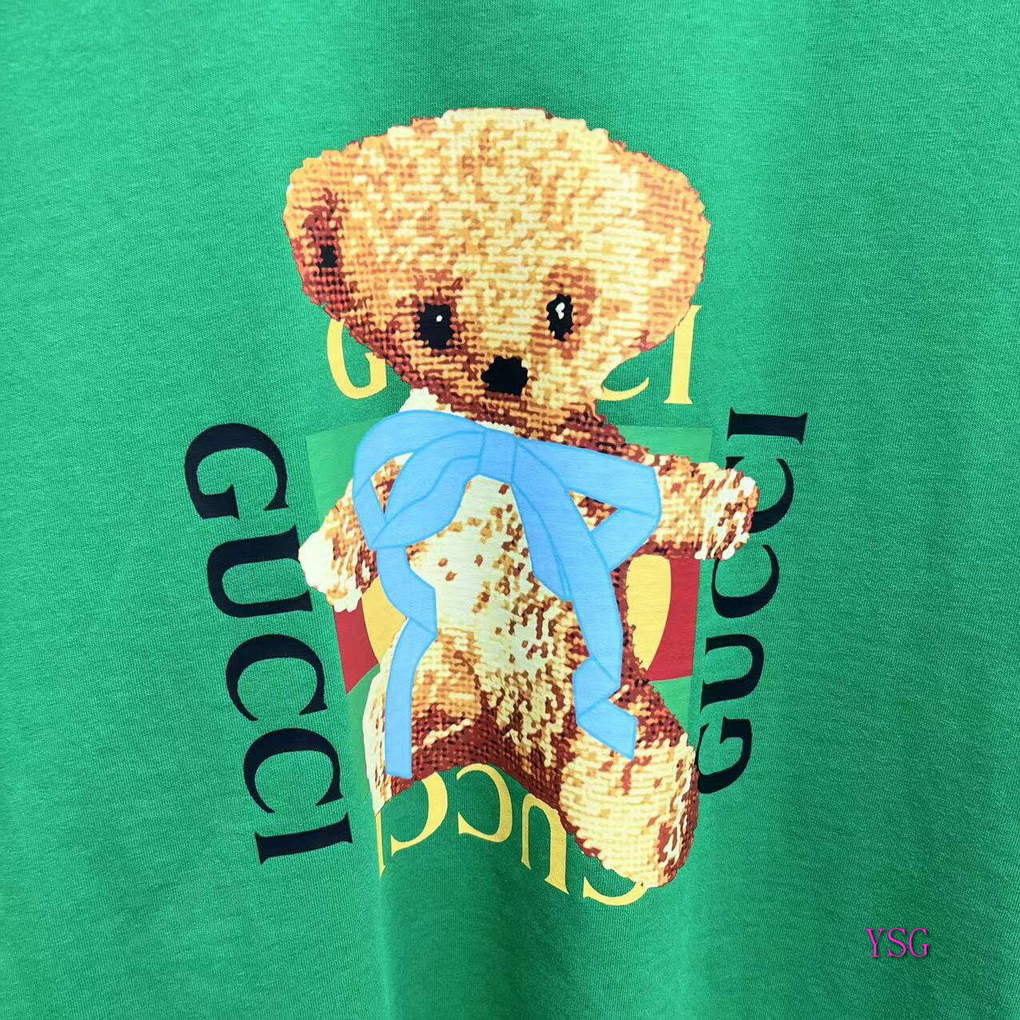 Gucci Women Men T-shirts Wholesale Gucci Short Sleeve Clothing G60886
