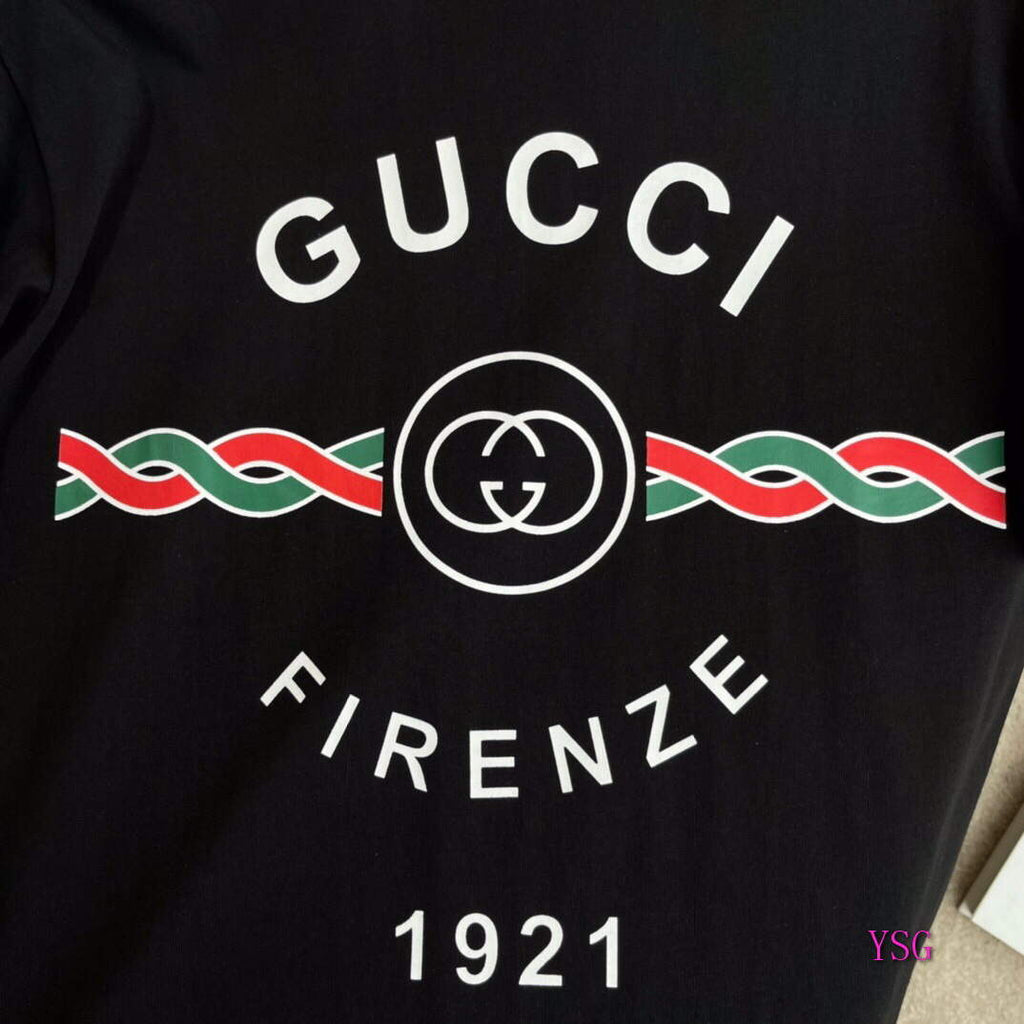 Gucci Women Men T-shirts Wholesale Gucci Short Sleeve Clothing G60920
