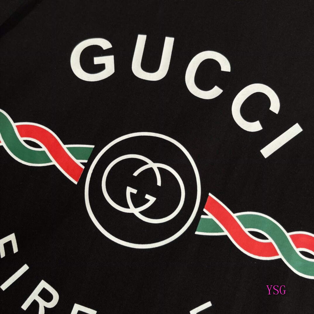 Gucci Women Men T-shirts Wholesale Gucci Short Sleeve Clothing G60920